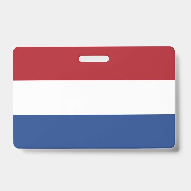 Crachá com a bandeira da Holanda (Frente)