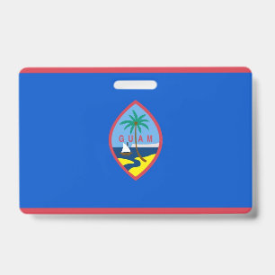 Crachá com a bandeira de Guam, EUA