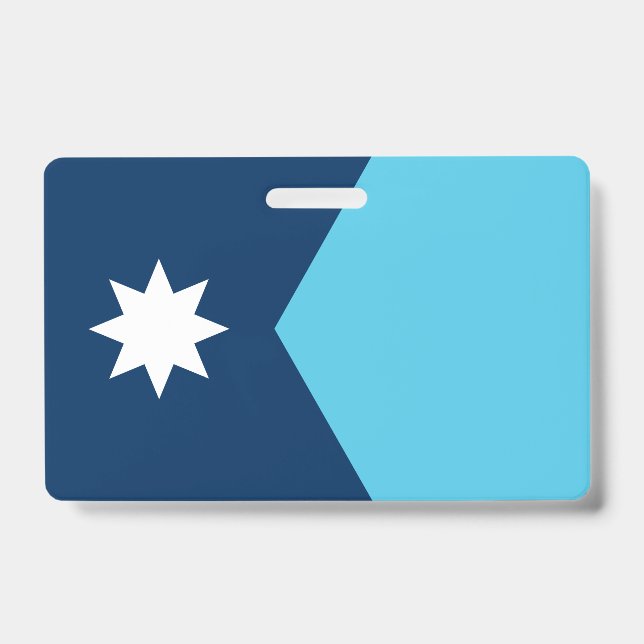 Crachá com a bandeira de Minnesota, EUA (Frente)