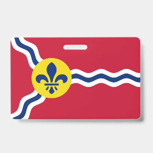 Crachá com a bandeira de St. Louis