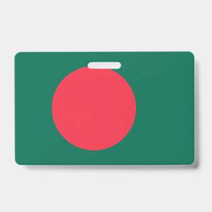Crachá com a bandeira do Bangladesh