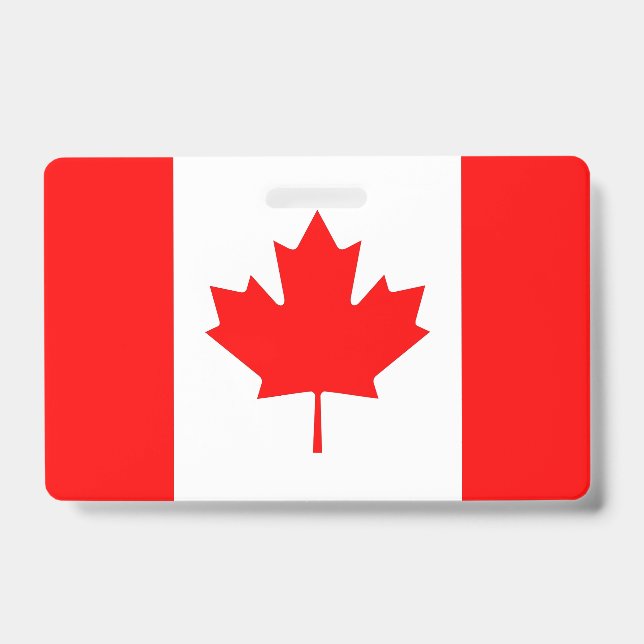 Crachá com a bandeira do Canadá (Frente)