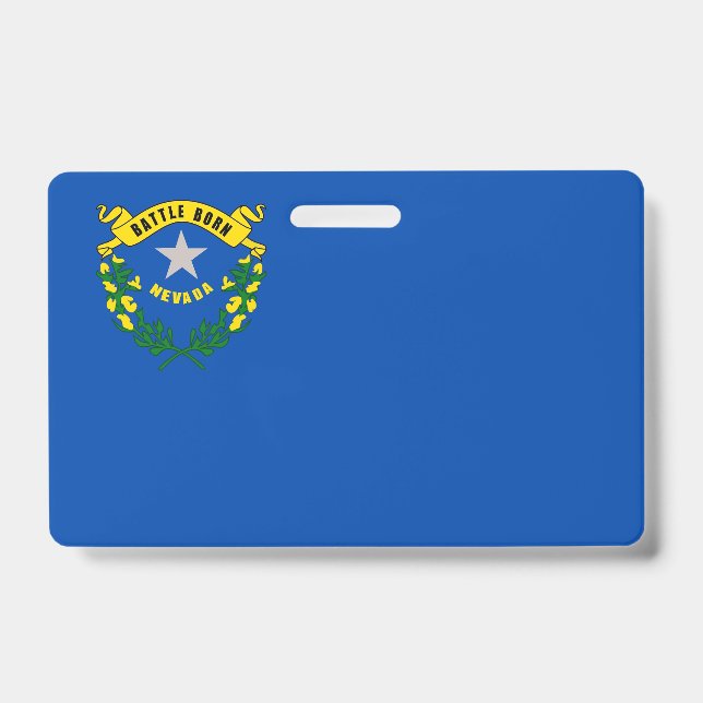Crachá com a bandeira do estado de Nevada, EUA (Frente)