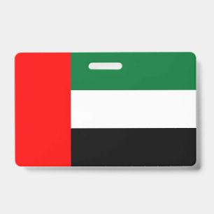 Crachá com a bandeira dos Emirados Árabes Unidos