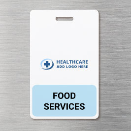 Crachá Companheiro de Cafeteria Hospitalar de Cor Persona