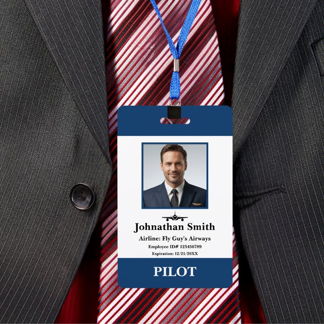 Crachá Companhia Fotografia Piloto de Segurança da Compan (Criador carregado)