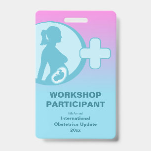 Crachá Conferência Médica Obstetrícia e Ginecologia