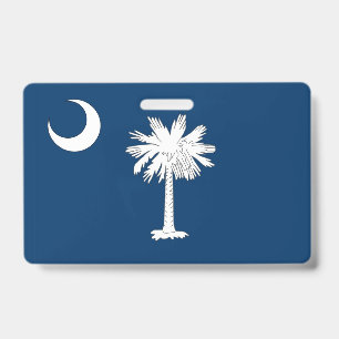Crachá conhecido com a bandeira de South Carolina