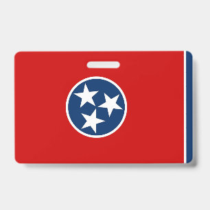Crachá conhecido com a bandeira de Tennessee, EUA