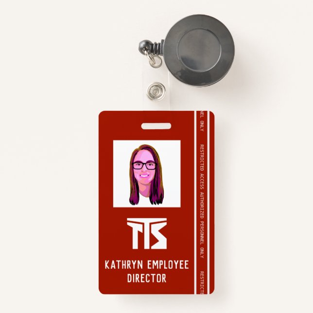 Crachá Construção de Edifício Profissional de Alto Risco (Frente com retrátil)