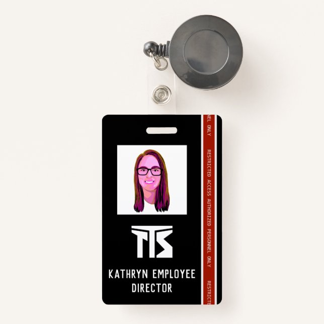 Crachá Construção de Edifício Profissional de Alto Risco (Frente com retrátil)