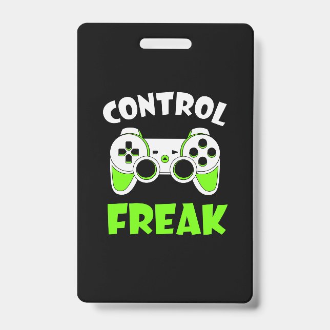 Crachá Controle de Presente de Jogo (Frente)