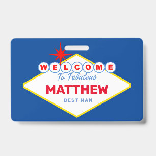 Crachá Convite de Despedida de Solteiro com Passagem VIP