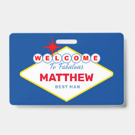 Crachá Convite de Despedida de Solteiro com Passagem VIP 