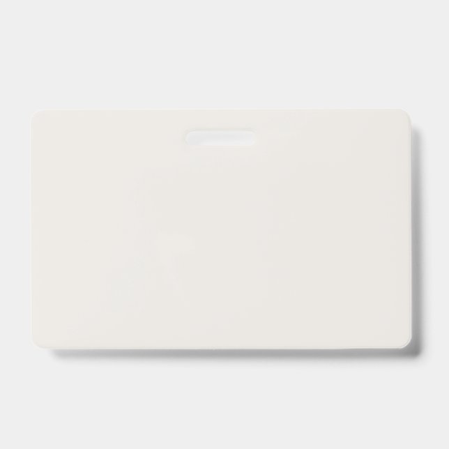 Crachá Cor Sólida Snowbound (Frente)