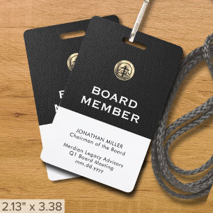 Crachá Cordão personalizado para membros da diretoria com