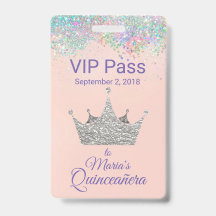 Coroa de Prata Brilhante Colorida Quinceañera VIP