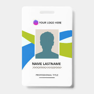 Crachá Corporate ID Card Design Template