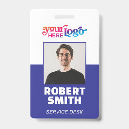 Crachá Corporativo Personalizado ID de Funcionário