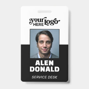 Crachá Corporativo Personalizado ID de Funcionário