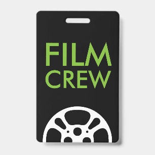 Crachá Correia legal do carretel do grupo de filme