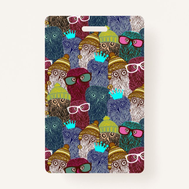 Crachá Coruja na coroa (Frente)