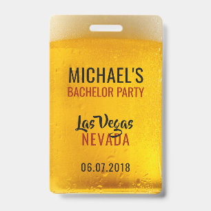 Crachá Crachás de CERVEJA com texto e foto personalizados