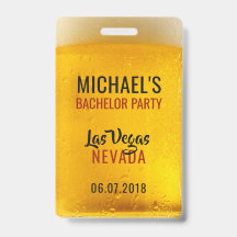 Crachás de CERVEJA com texto e foto personalizados