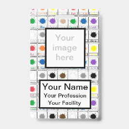 Crachá Crachás de Cor Personalizada - Série Escolar