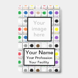 Crachá Crachás de Cor Personalizada - Série Escolar