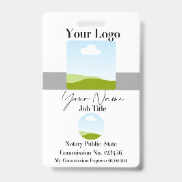 Crachá Crachás de ID de logotipo personalizados
