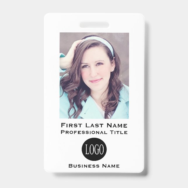 Crachá Crachás de ID do funcionário Nomes de etiqueta Eti (Frente)