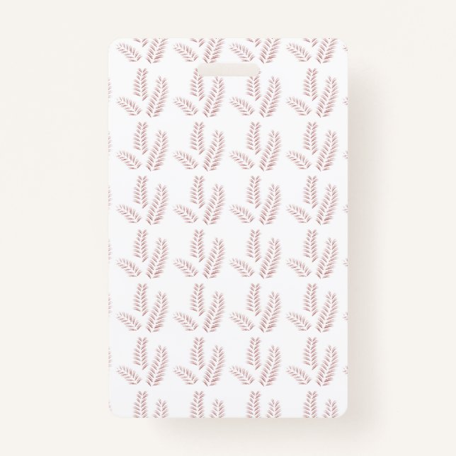 Crachá Crachás de ID personalizados | Acesso personalizad (Verso)