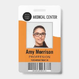 Crachá CRACHÁS de identificação com pátios para empregado