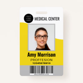 Crachá CRACHÁS de identificação com pátios para empregado