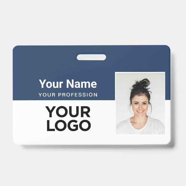 Crachá Crachás de Identificação de Segurança Corporativa  (Frente)