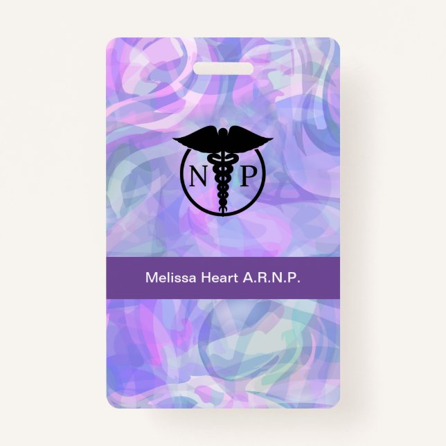 Crachá Crachás de Nome Médico do Médico Profissional de E (Frente)