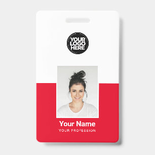 Crachá Crachás de Segurança Personalizados com Foto da Em