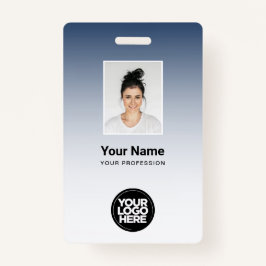 Crachá Crachás Gradientes de Nome do Código do Bar de Fot