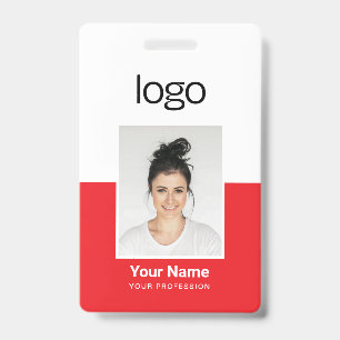 Crachá Crachás Personalizados de Foto do Funcionário