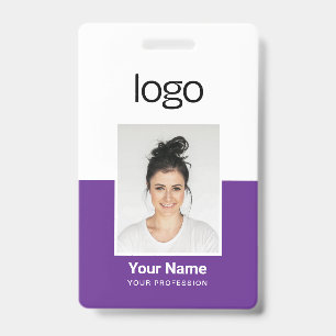 Crachá Crachás Personalizados de Foto do Funcionário