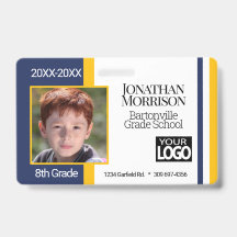 Crachás personalizados de identificação de fotos n