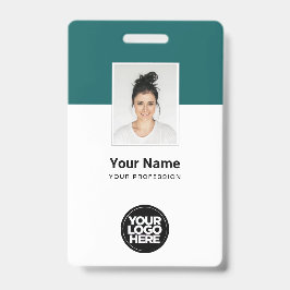 Crachá Crachás Personalizados de Nome de Funcionário Corp