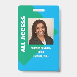 CRACHÁ CREDENCIAL DE MÍDIA COM FOTO GRANDE IDENTIFICAÇÃO