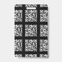 Crachá Criar um Padrão de Código QR em Título | Cor editá
