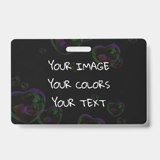 Crachá Criar um personalizado