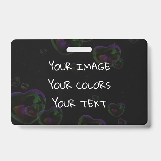 Crachá Criar um personalizado (Frente)