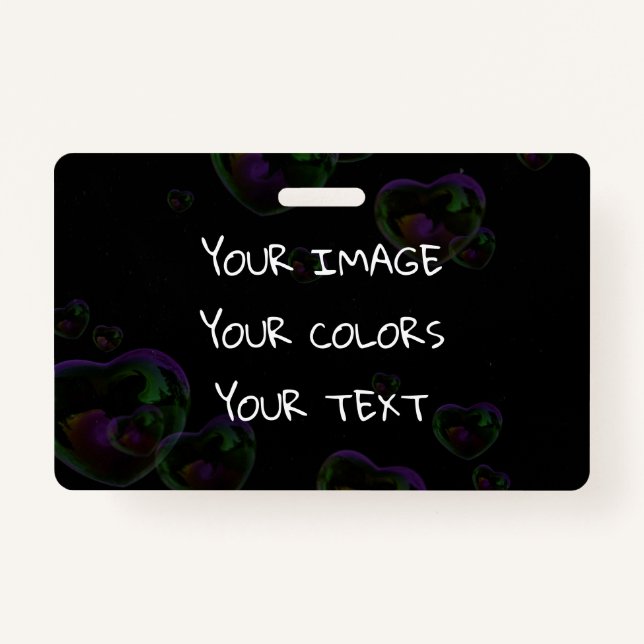 Crachá Criar um personalizado (Frente)