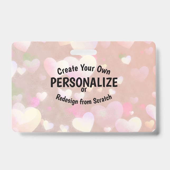 Crachá Crie o Seu Próprio (Frente)