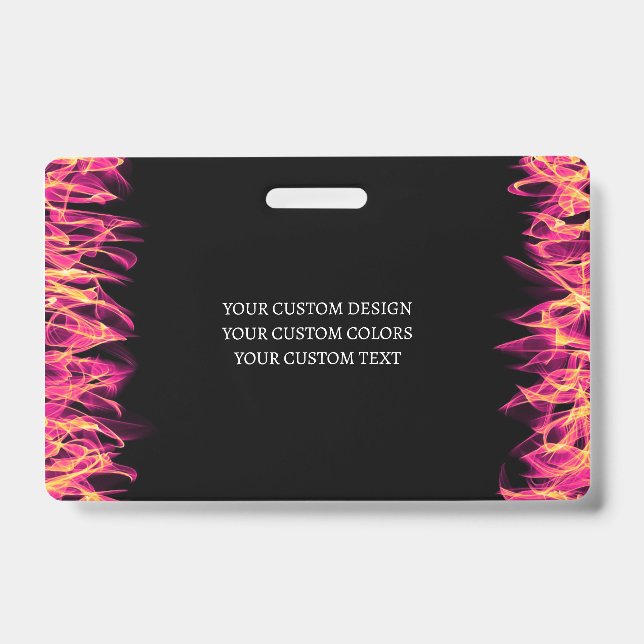 Crachá Crie o seu próprio personalizado (Frente)